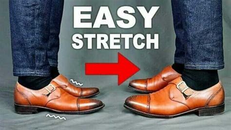 can you stretch fake leather shoes|how to widen shoes overnight.